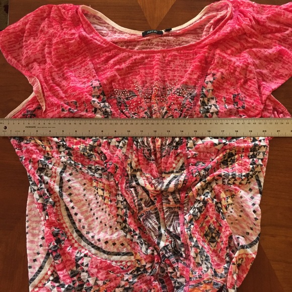 Apt 9 sparkly pink light weight plus size 3X fit2X - Picture 7 of 8