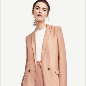 Ann Taylor Linen Blended Blazer