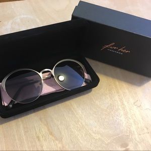 Hawkers gold round sunglasses
