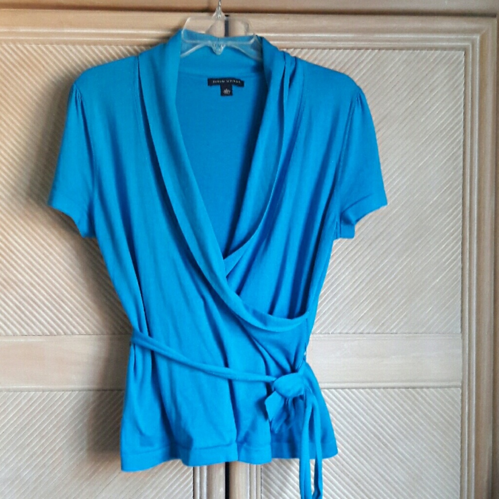 Gorgeous, teal color Banana Republic wrap.