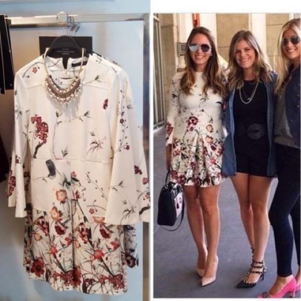 Zara Front Pleat Dress