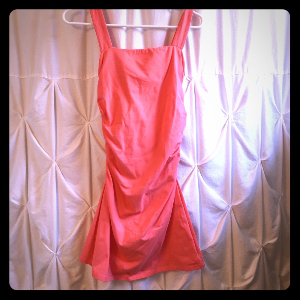 VS coral dress