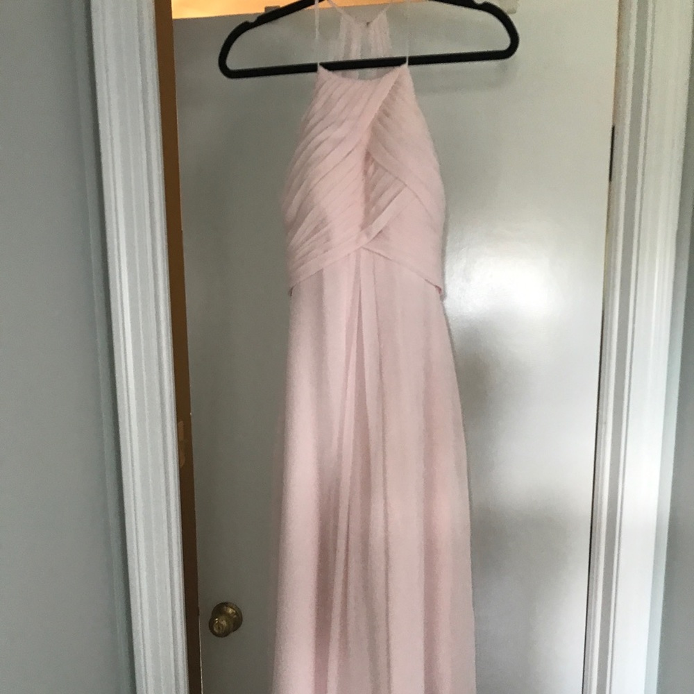 Azazie Blush Floor length Gown