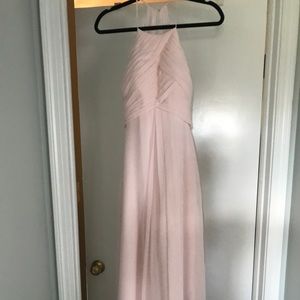 Azazie Blush Floor length Gown