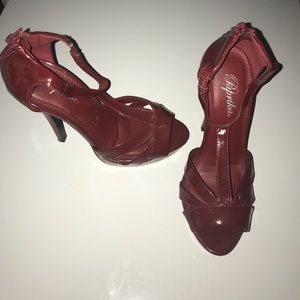 6" Paprika heels