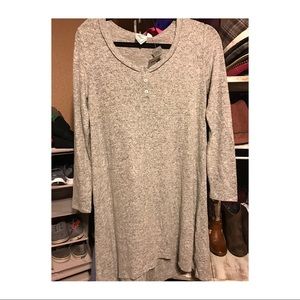 White Crow Loose Fitted Dress