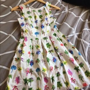 Zara palm tree dress