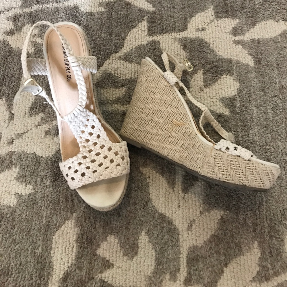Tan mossimo supply wedges