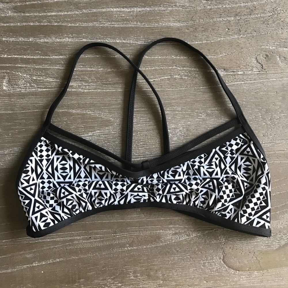 Vitamin A Swim Geometric Top Bikini Top