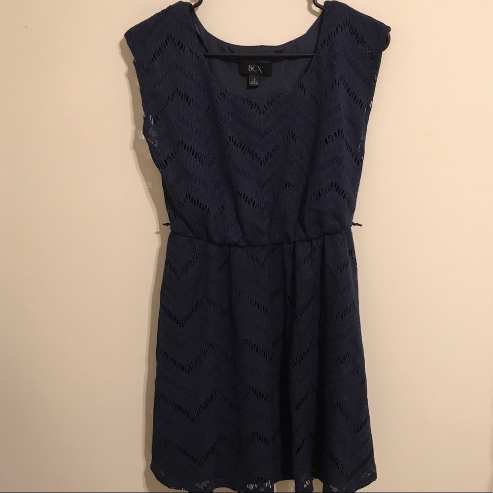 Navy Knit Dress