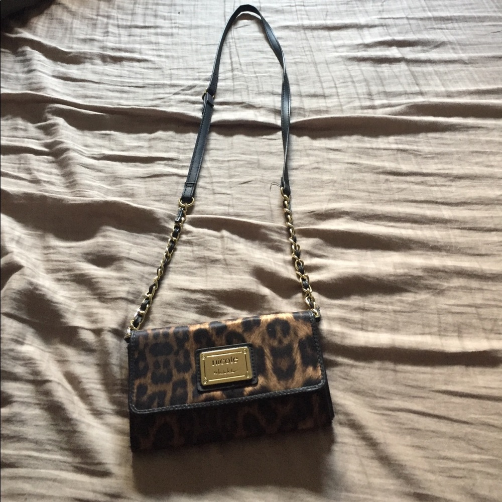 Leopard print crossbody