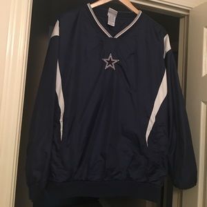 Men's Dallas Cowboy pullover jacket size L