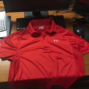 Under armour heat gear polo shirt xl