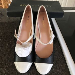 Black & Crema Classy Shoes