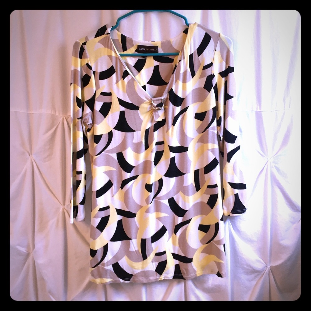 Dana Buchman 3/4 sleeve top