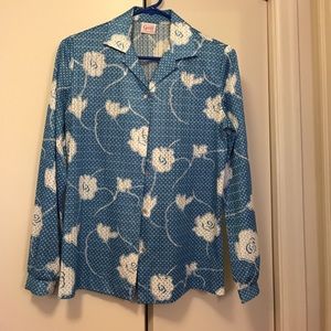 Vintage button up blouse