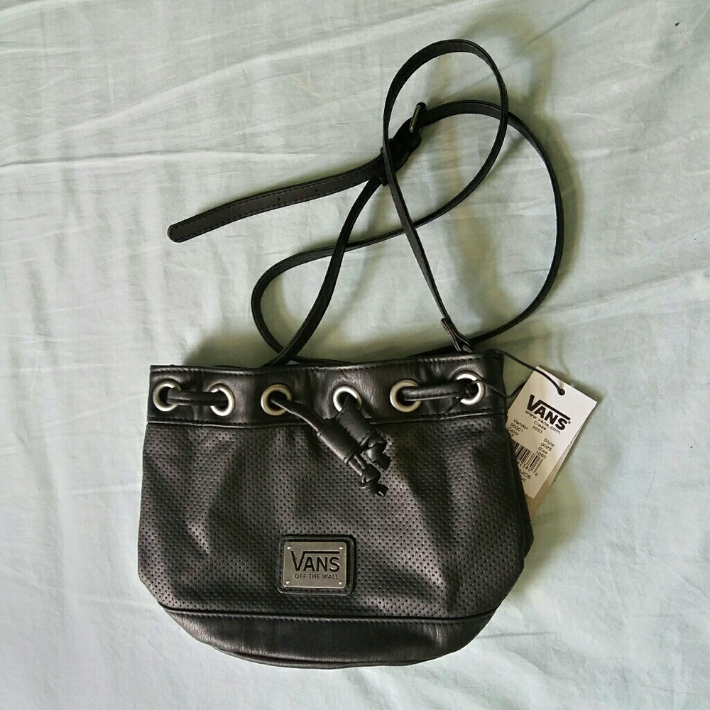 Vans Mini Perf Leather Bucket Purse