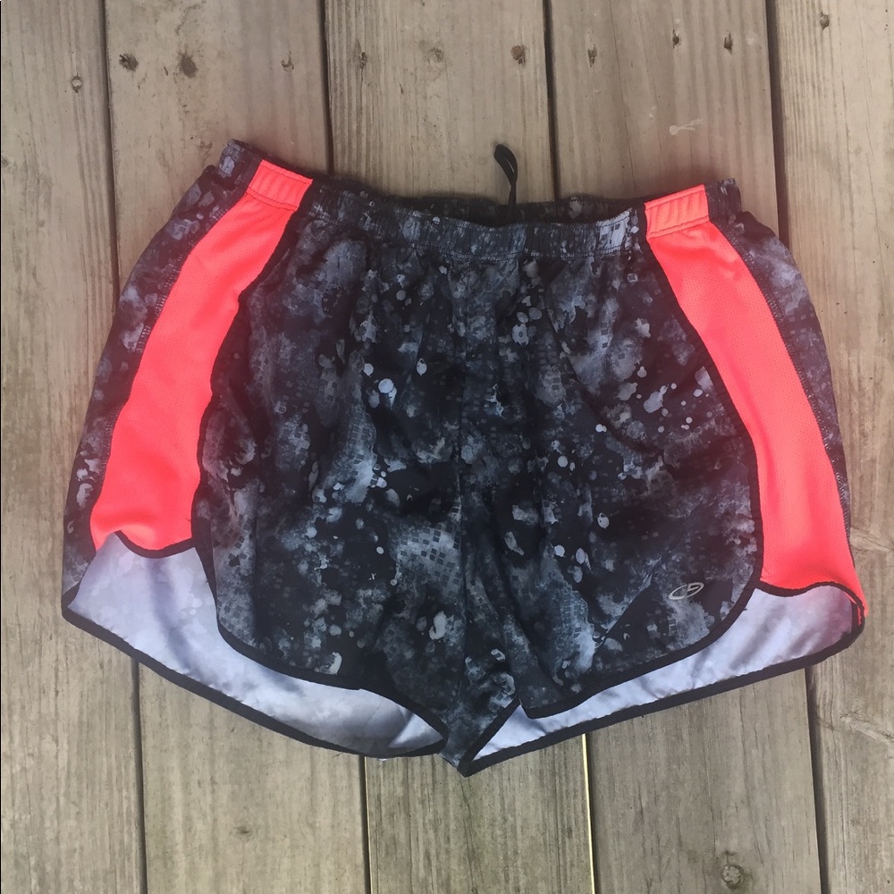 Champion Pink, Black, and White Shorts