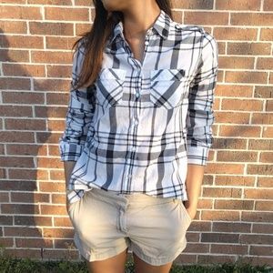 Express Boyfriend Shirt in Plaid