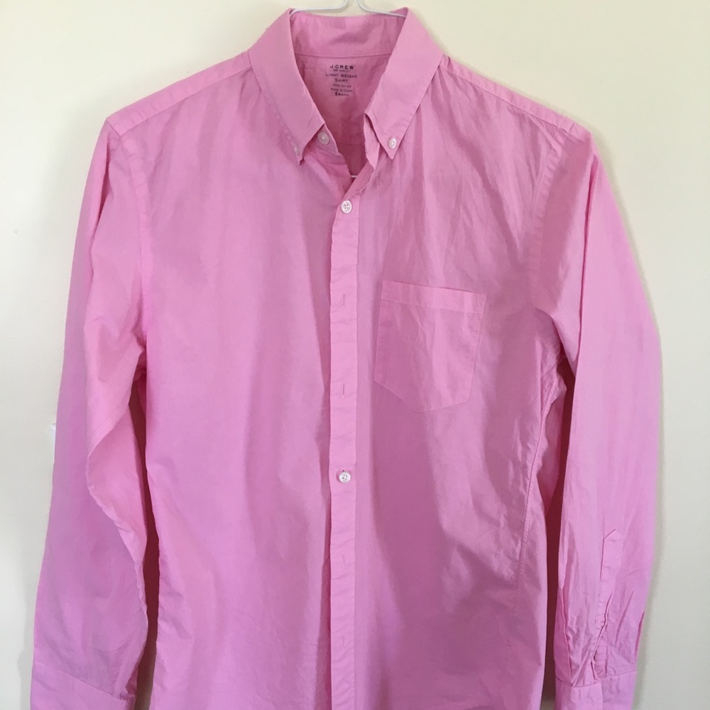 J Crew Pink Button-up Shirt NWOT