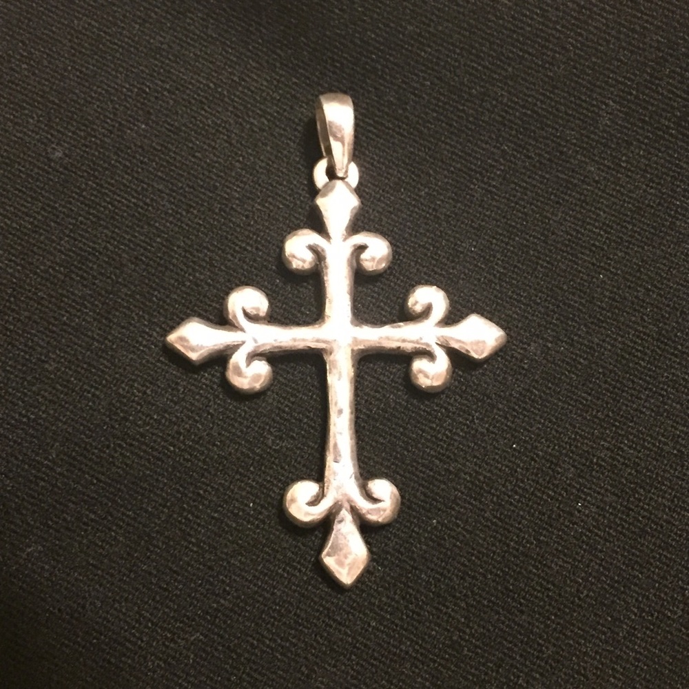 James Avery Cross- retired design - 2" long