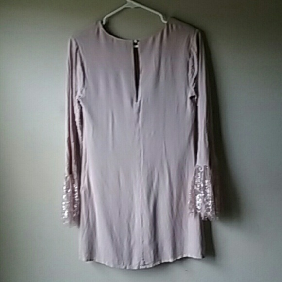 tan-pink flowy dress (never been worn) - Picture 3 of 3