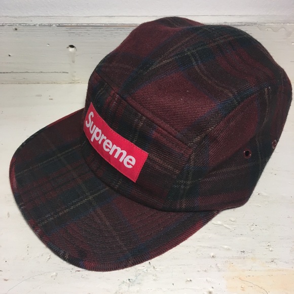 supreme flannel hat