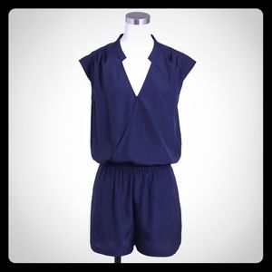J crew wrap front romper xs