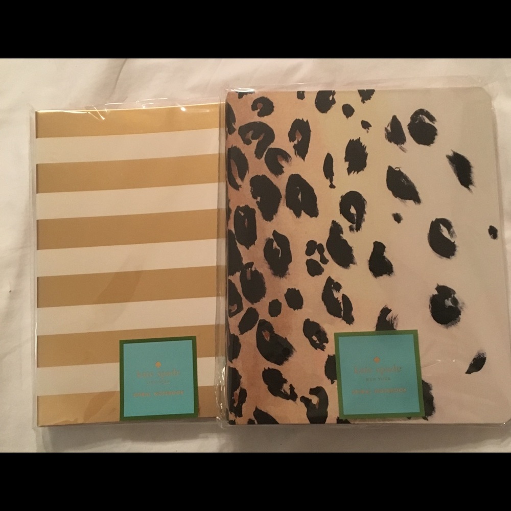 Kate Spade ♠️ duo of notebooks, NWT