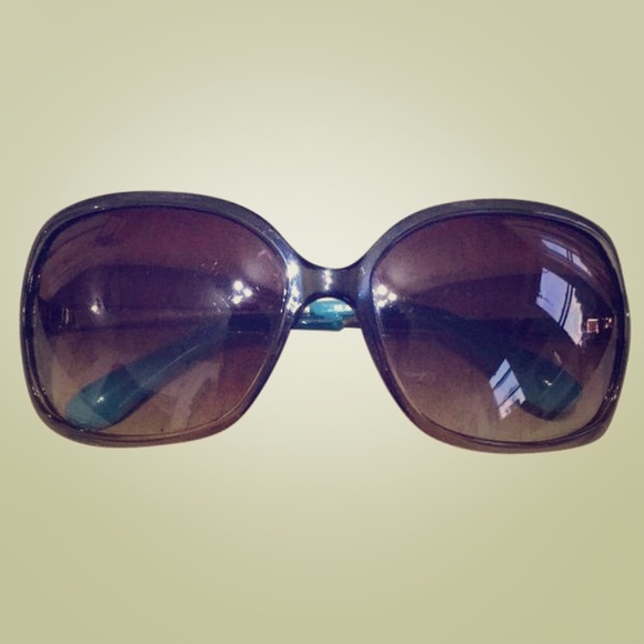 Marc by Marc Jacob turquoise brown sunglasses - Picture 1 of 4