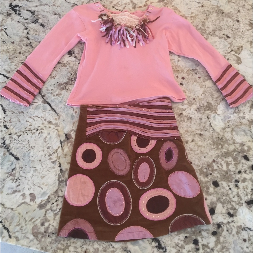 Beetlejuice 2 piece girls outfit Sz 8