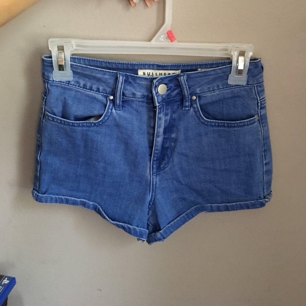 Mid rise shorts