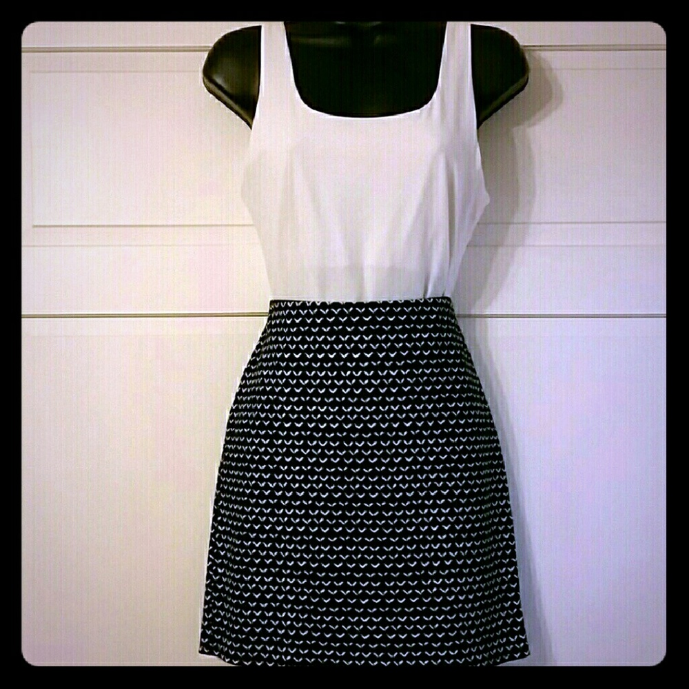LOFT Chevron Skirt