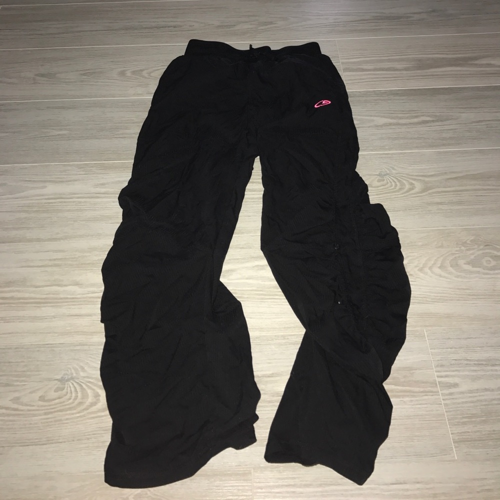 Girl black workout pants