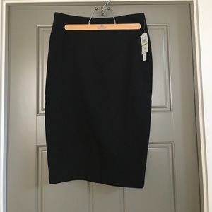Black pencil skirt