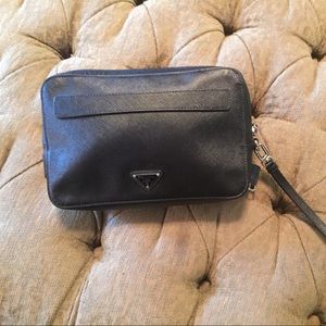 prada saffiano men's clutch bag