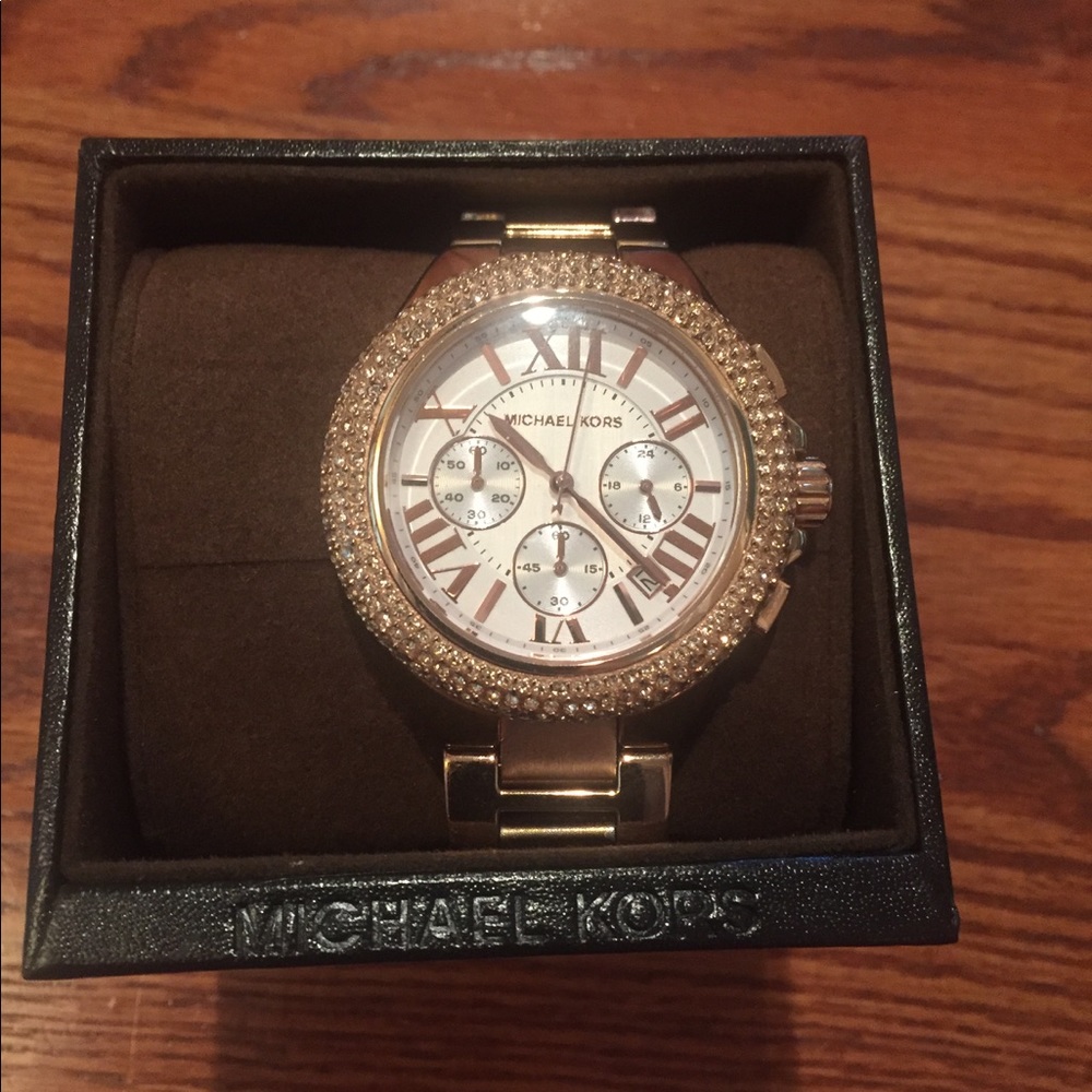 Authentic Camille woman's watch in rose gold