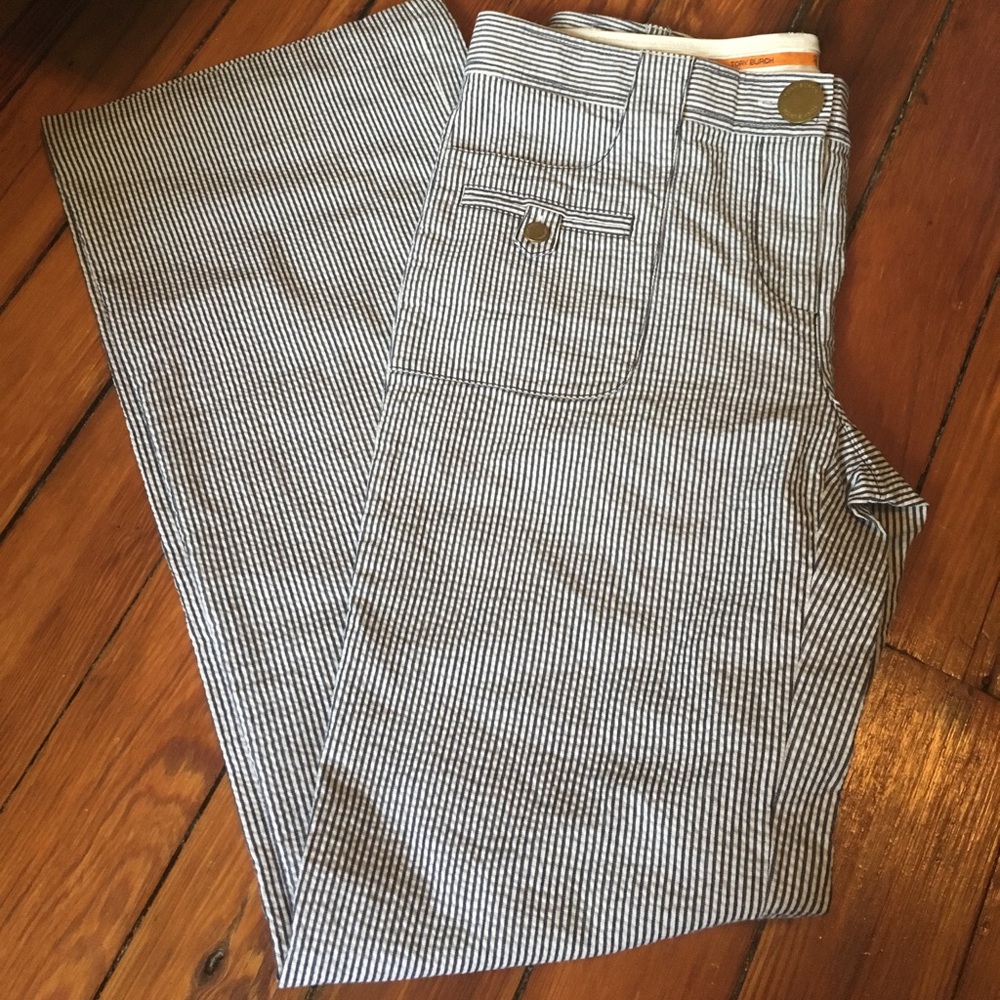Tory Burch Seersucker Pants