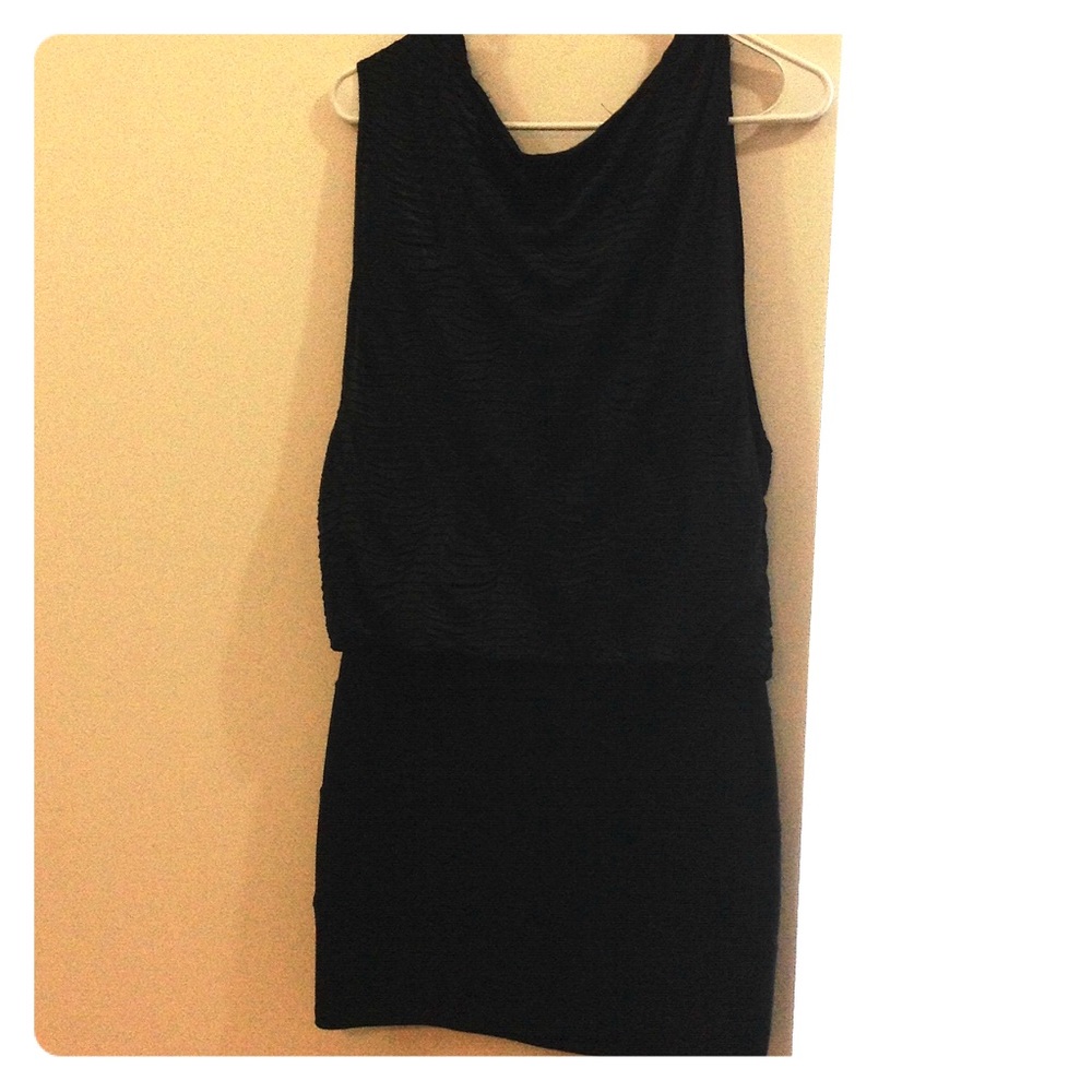 Black cocktail dress