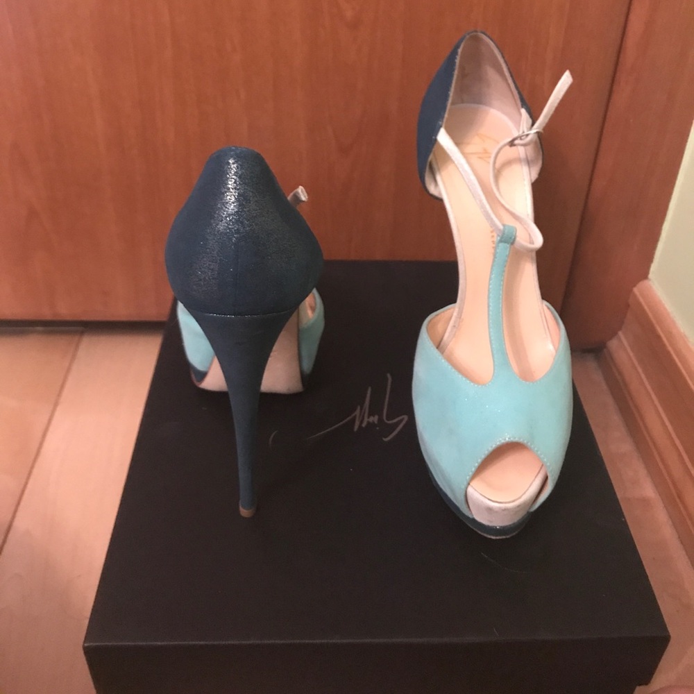 Giuseppe platform heels multi color