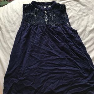 Navy Blue Top!