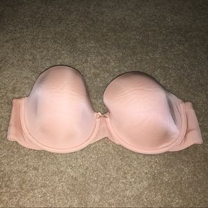 Victoria's Secret Nude Strapless Bra