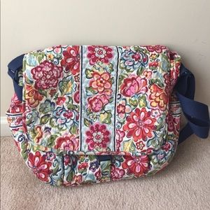 Vera Bradley messenger bag watercolor print (?)
