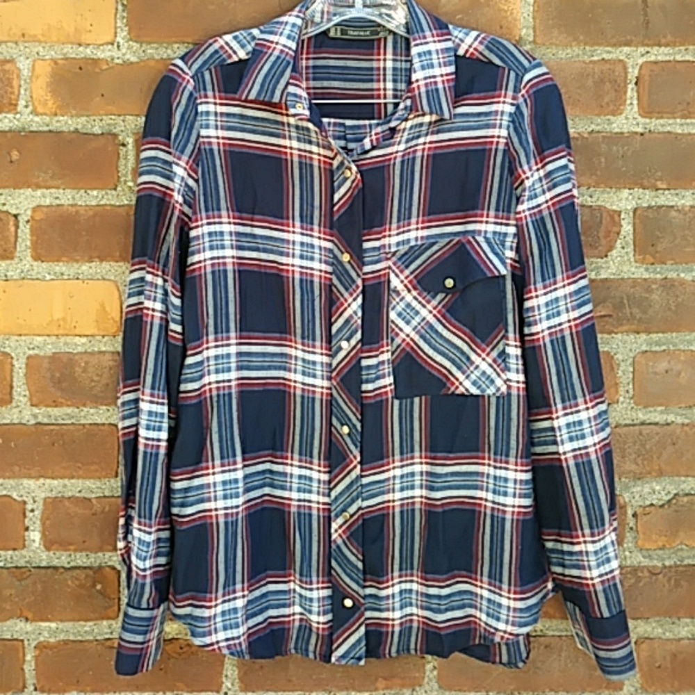 ZARA | plaid shirt