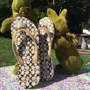 Authentic Coach Flip Flops