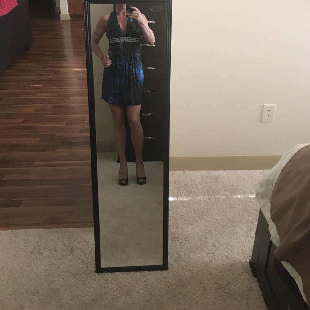 Sky cocktail dress