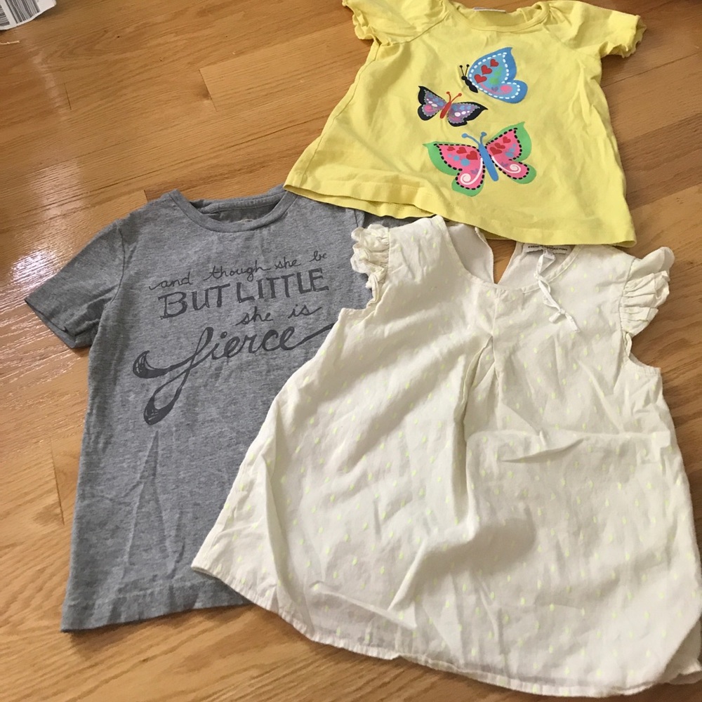 3 shirts sizes 4-6
