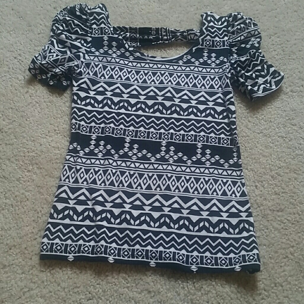 Aztec print shirt