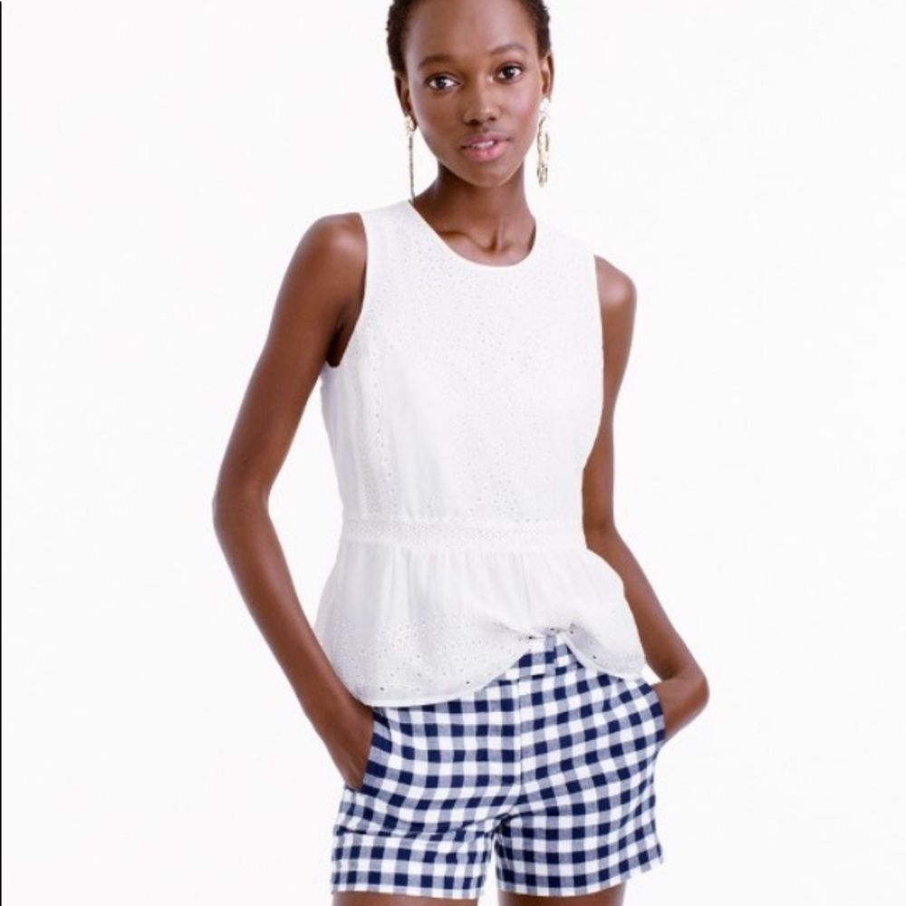 J.Crew Gingham Cotton Short