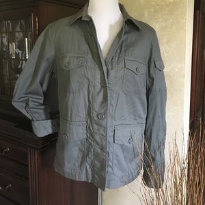 J. Crew olive green "army" utility jacket